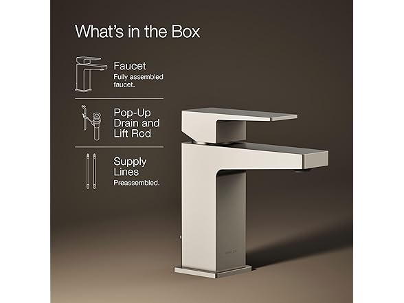 Kohler 99760-4-BN Honesty® Single-Handle Faucet