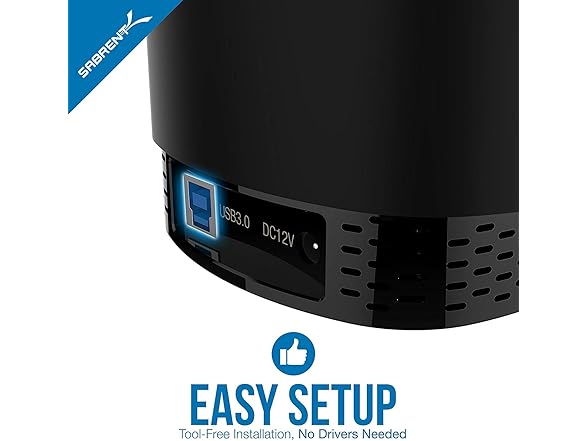 USB 3.0 4-Bay 2.5” SATA SSD and HDD Docking Station