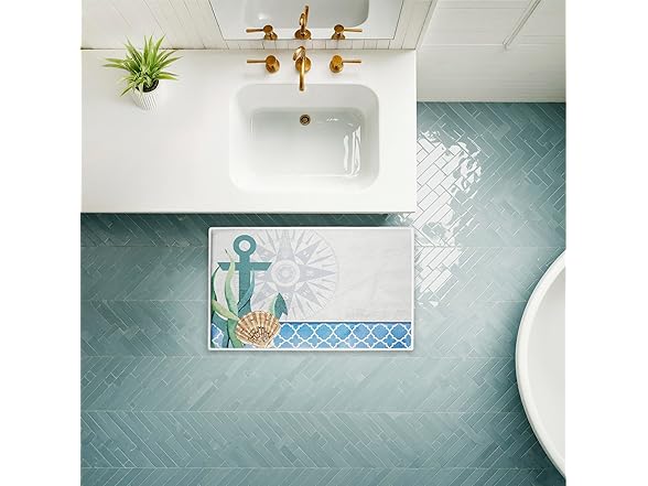 Bayside Plush Bathroom Mat & Bath Rug