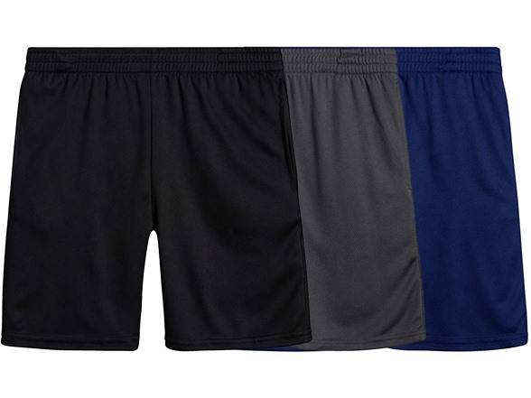 3PK Boys Performance Mesh Shorts - Gallery 5