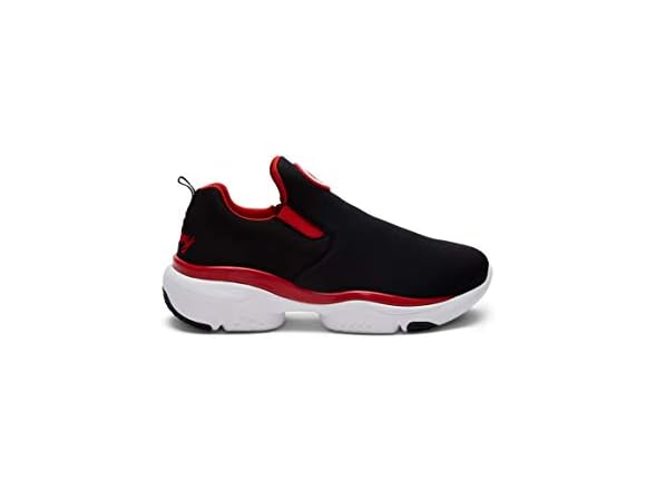 Pastry Phoenix Sneaker Black/Red Adult, Size 8
