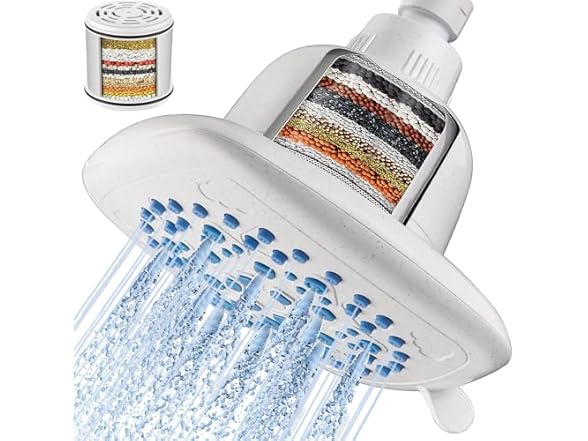 Cobbe Filtered Shower Head, 7 Modes