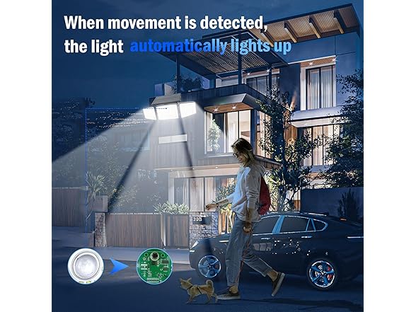 Daphino Outdoor Solar Motion Lights