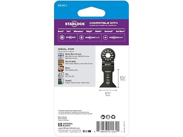 Starlock IBSL340-3 MultiTool Blade