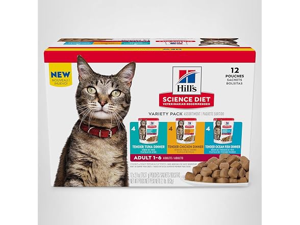 12PK Hill's Science Diet Adult 1-6 Wet Cat Food