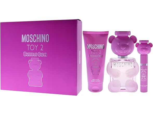 Moschino Toy 2 Bubble Gum by Moschino for Women - 3 Pc Gift Set