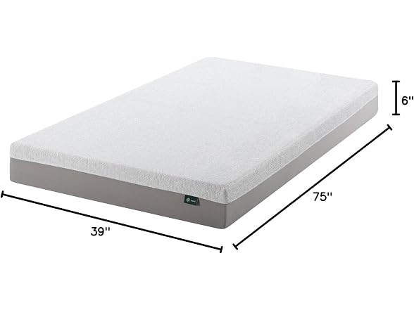 Zinus 6" Ultima Memory Foam Mattress [New Version], Twin