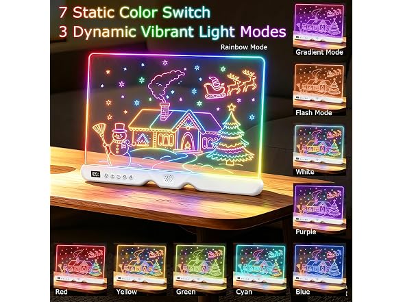 ZONMXET LED Drawing Board for Kids