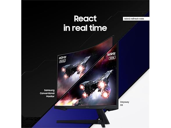 Samsung 32" QHD Curved Monitor | LS32CG550ENXZA