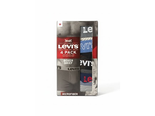 Levi's Men's Microfiber Boxer Briefs (4Pk)