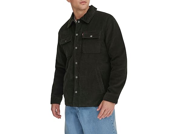 Levis Mens Corduroy Shirt Jacket