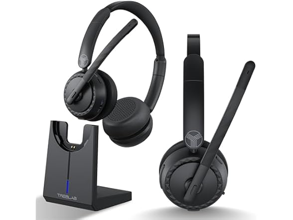 (NEW) TREBLAB C7-Pro Wireless Bluetooth Headset