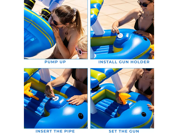 Zone Tech PA0007/11 2 Sizes Harbor Master Inflatable Boat