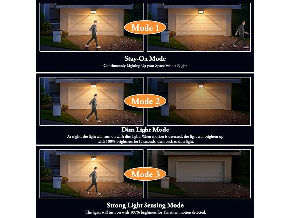 Brightever 4-Pack Solar Outdoor Lights - Gallery 3