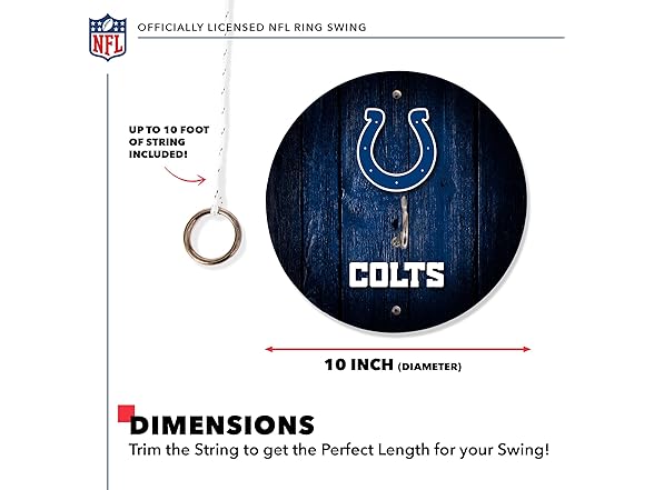 NFL Hook & Ring Toss Set Wood