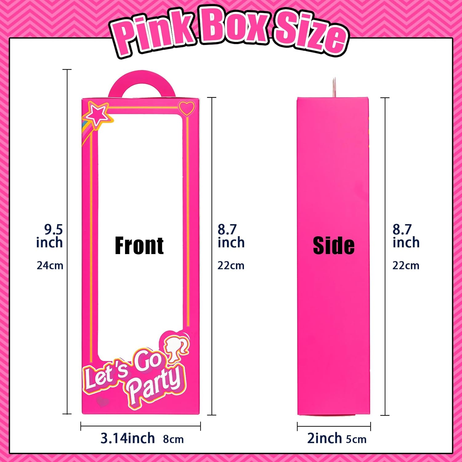 24Pcs Pink Birthday Party Decorations - Gallery 6