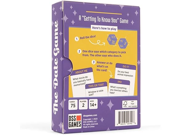 DSS Games The Date Game That's Actually Fun