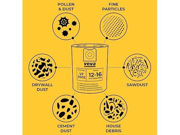 10 Pack Premium SuperVac Vacuum Bags