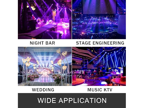 36 x 10W LED Stage Lights Moving Head 4 Color