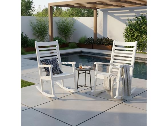 Shine Company 4337WT-142, Set of Rocking Chairs