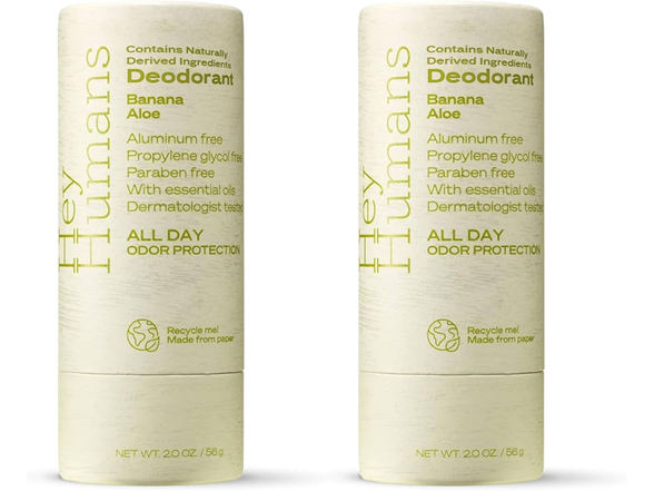 2Pk Deodorant, Banana Aloe