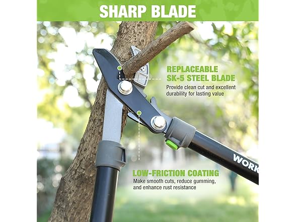 WORKPRO 28" Anvil Lopper Black