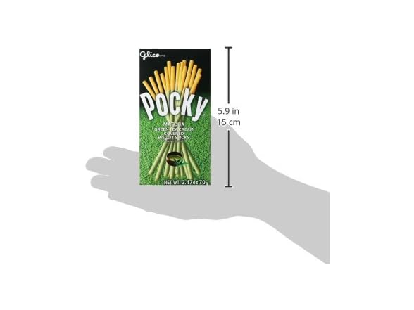 Glico Pocky Biscuit Sticks, Matcha Green Tea
