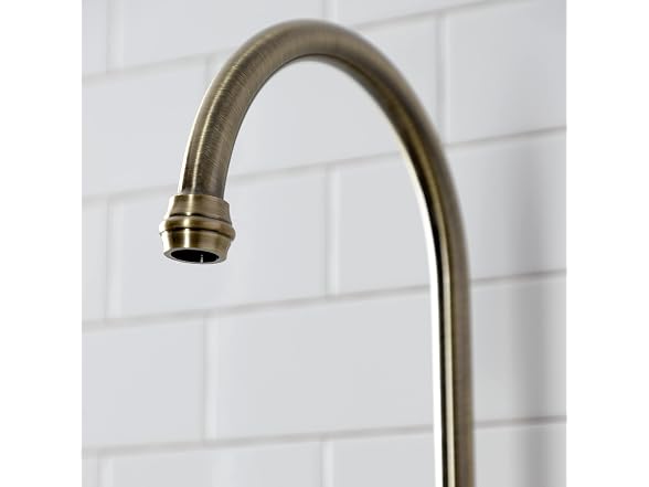 Kingston KS7793TXBS Bridge Kitchen Faucet w Sprayer