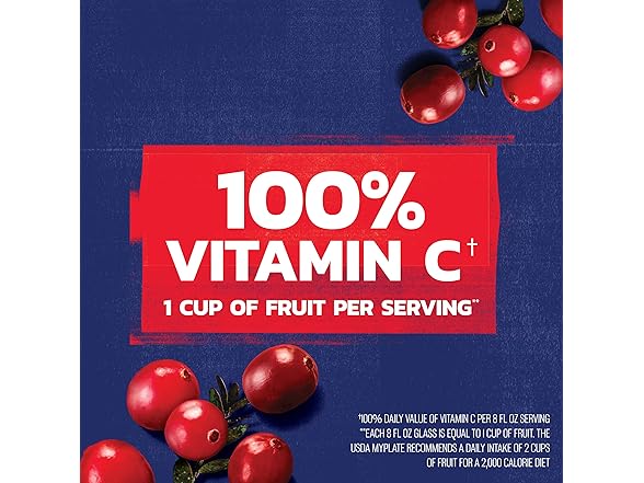 6PK Ocean Spray 100% Juice, Cranberry Juice