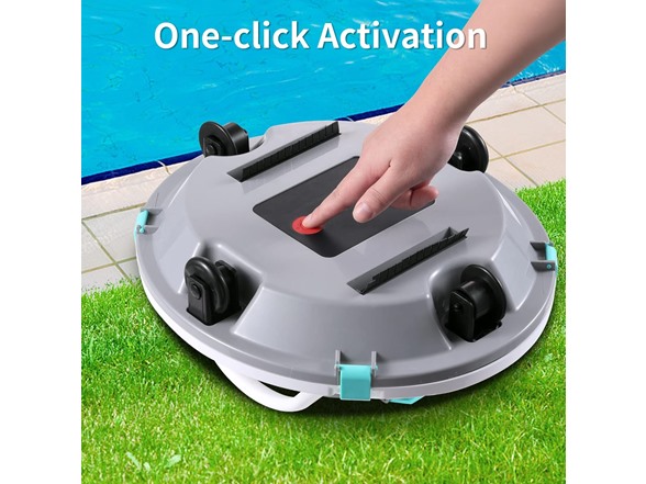 Moolan S1 Cordless Pool Vacuum Cleaner White - Gallery 6