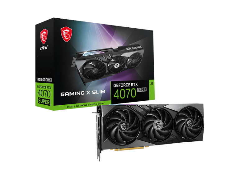 MSI GeForce RTX 4070 SUPER 12G GAMING X SLIM