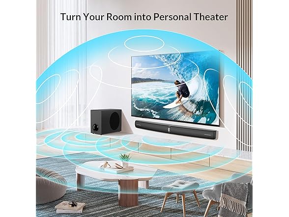 Assistrust Sound Bar with Subwoofer
