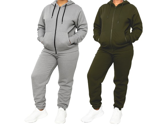 Heather Grey & Olive