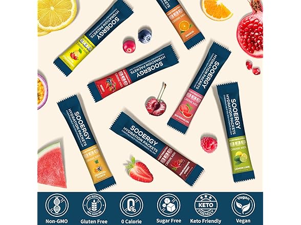 SOOERGY Electrolytes Powder Packets
