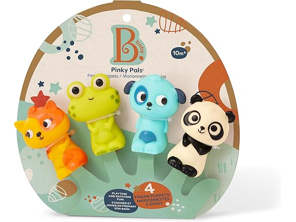 B. toys– 4 Finger Puppets – Animal Finger Puppet