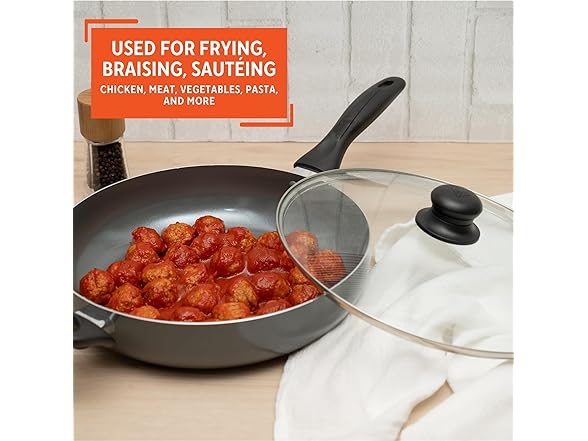 IMUSA 4Qt Aluminum Ceramic Nonstick Stock Pot 