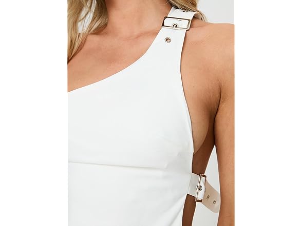 Princess Polly Buckled Down One Shoulder Top