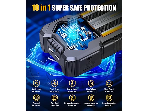VACASSO Car Jump Starter, 5000A