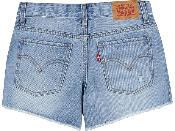 Levi's Girl's Girlfriend Fit Shorty Shorts,14