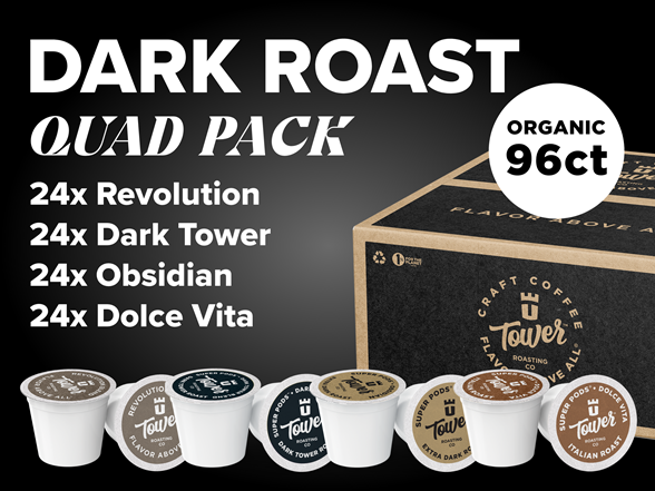 (96ct) Tower Roasting Coffee Organic Super Pods®