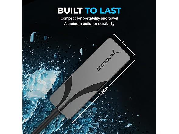 SABRENT USB 3.0 to 2.5GbE Ethernet Adapter