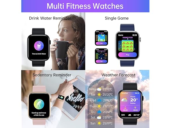 1.9" Smart Watch for Android & iOS