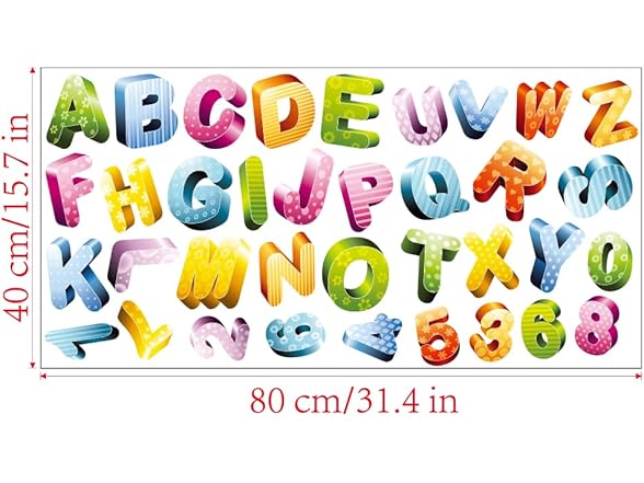 Alphabet Wall Decals ABC Stickers