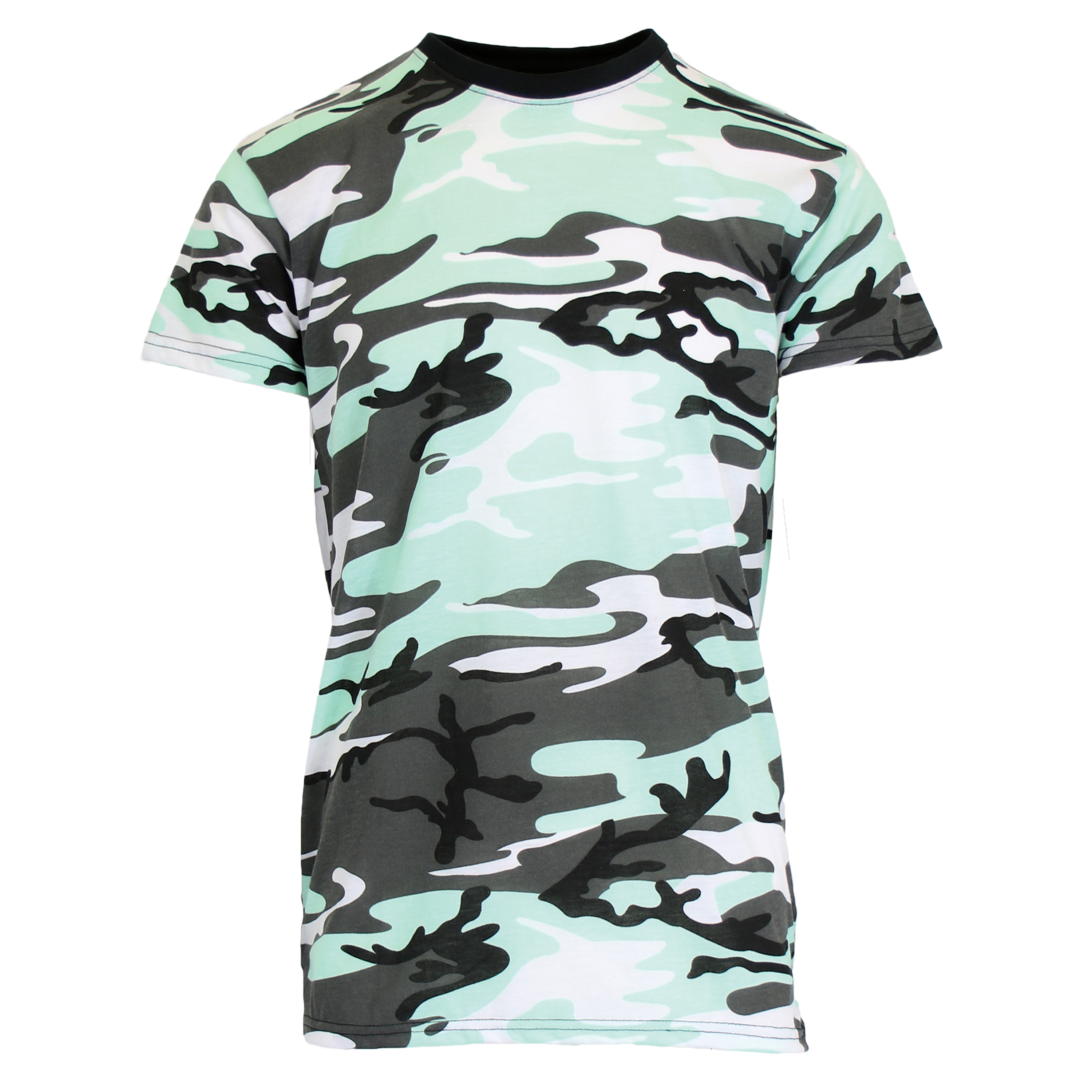 1 & 3Pk Mens S/S Crew Neck Camo Tee - Gallery 26