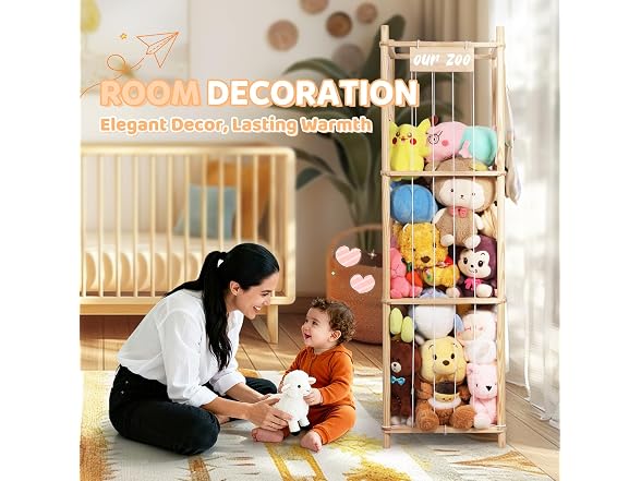 TOPHDY Stuffed Animal Storage