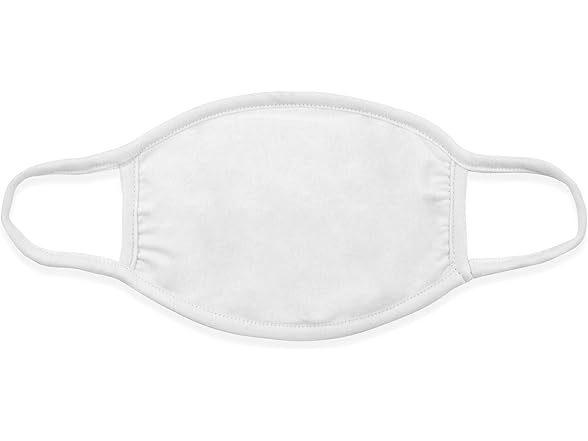 Simpli-Magic Fabric Masks, Adult, White, 50 Pack