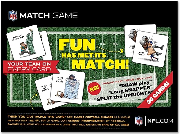 NFL Memory Match Game