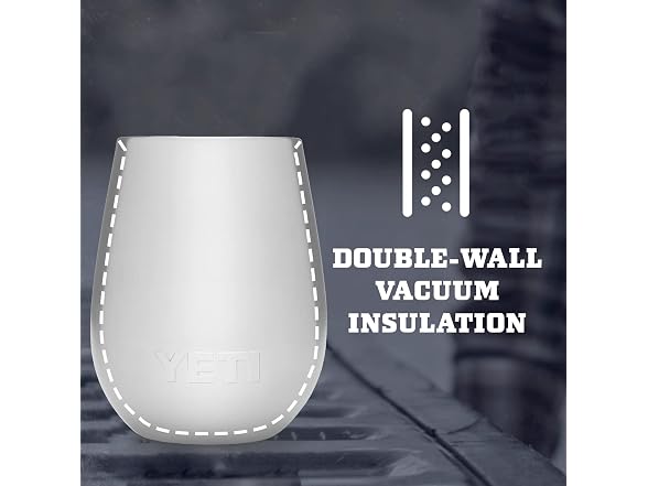 YETI Rambler Wine Drinking Cup, 10oz, Alpine Yellow