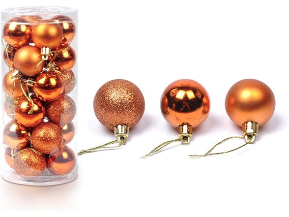 AKOAK 24 Pcs Christmas Ball Ornaments