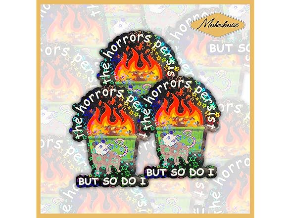 MOKOBOIZ The Horrors Persist Stickers